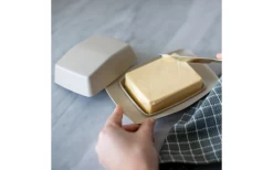 Koziol Rio Butter Dish Nature Coral