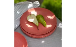 Koziol Club Plate Flat 260 Mm Nature Ash Grey -Camping Kitchen 733778 4914779