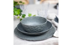 Koziol Club Plate Flat 260 Mm Nature Ash Grey -Camping Kitchen 735260 4914791