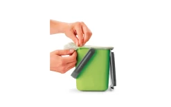 Metaltex Bin-tex Waste Bin Green -Camping Kitchen 737117 4966166