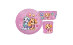Koziol Connect Paw Patrol Tableware Set 3 Pieces Pink -Camping Kitchen 751991 5019119