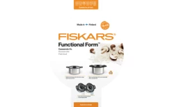 Fiskars Functional Form Casserole With Lid 3 Liters -Camping Kitchen 754484 5041970