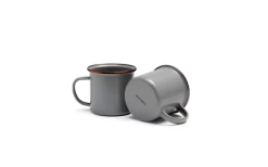 Barebones Mug 2 Pieces 9.5 X 9.5 X 8.9 Charcoal -Camping Kitchen 772376 5137667