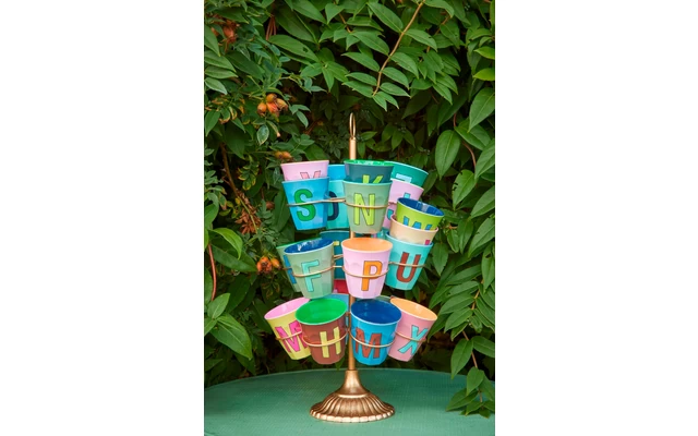 Rice Melamine Mug Medium Khaki With Letter F 4 Rice Melamine Mug Medium Khaki With Letter F - Image 2